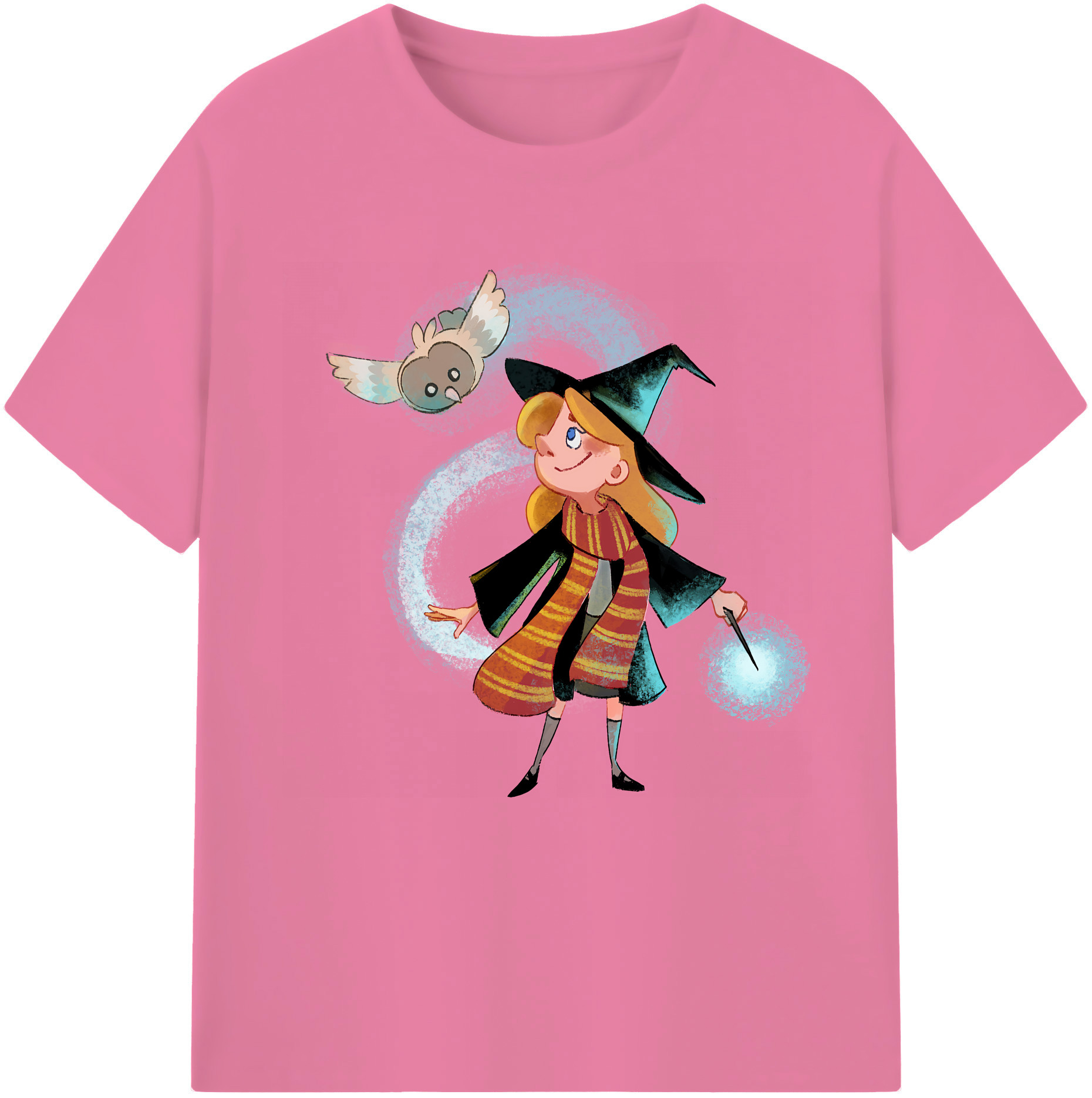 （画像用） Harry Potter ハリー・ポッターシリーズ 綿100％半袖Tシャツ（フロントプリント）